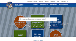 Desktop Screenshot of cookcountyil.gov